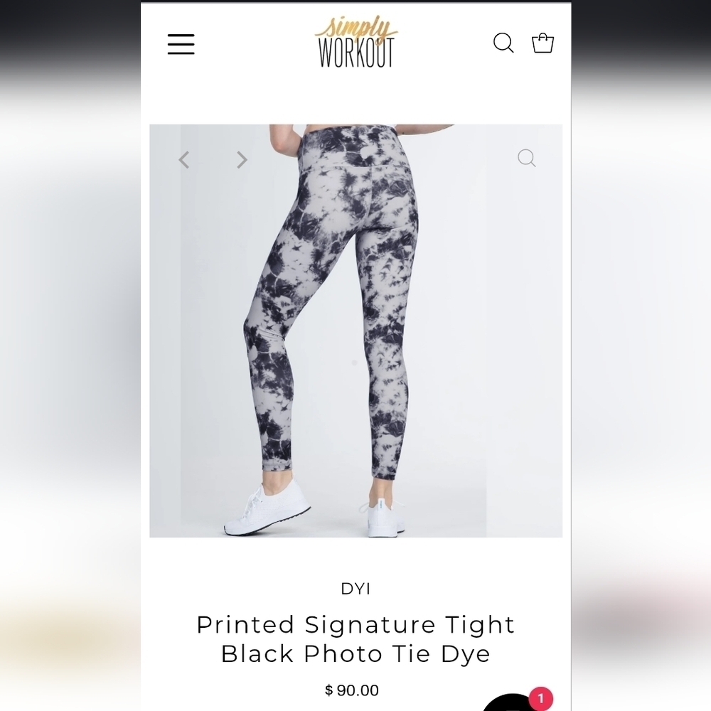 DYI Abstract Black and White Leggings Marble Athleisure Yoga Running Workout - Picture 3 of 3